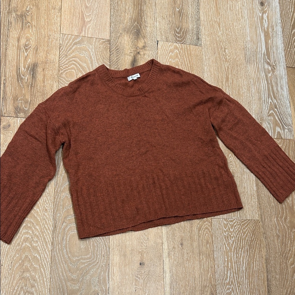Madewell Rust Orange Sweater